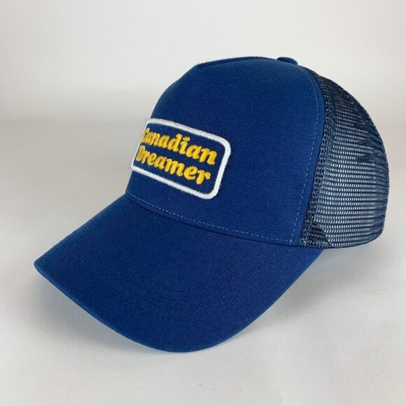 Roots Canadian Dreamer Blue Snapback Trucker Hat - Picture 1 of 6